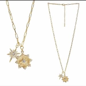 Jennifer Miller Starburst Charm Necklace